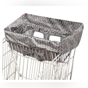 Skip Hop Shopping Cart Cover High Chair Cover Grey Feather NWOB